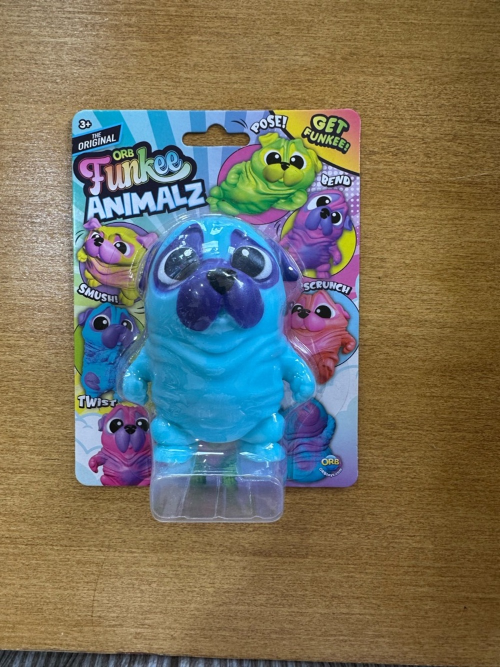 Funkee Animalz Blue & Purple Squeeze Toy - Picture 2 of 3